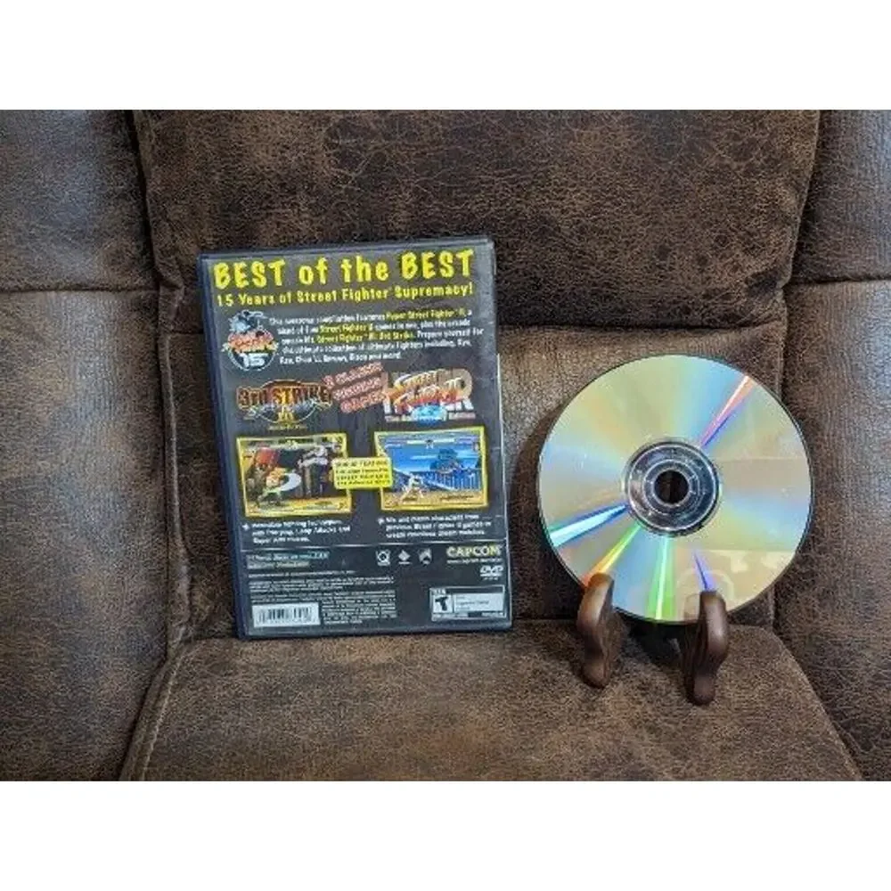 Street Fighter Anniversary Collection (Sony PlayStation 2, PS2) Tested - Picture 2 of 2